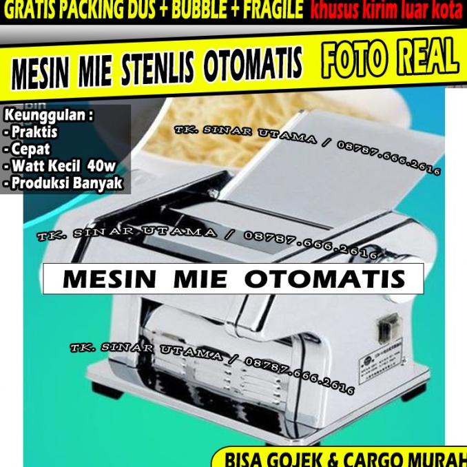 Mesin Produksi Mie LISTRIK Molen Kulit Pangsit Gilingan Cetak bakmi