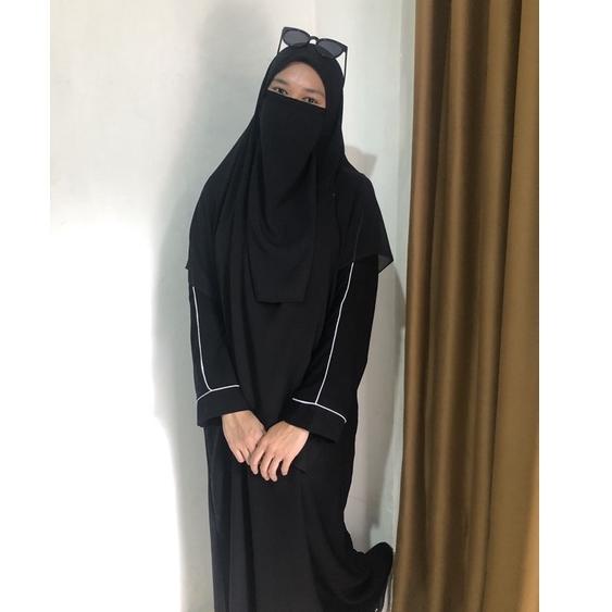 (No)[W37T]-✪) Abaya Hitam Gamis Gamis Busui Gamis Arab Terbaru Gamis Abaya Gamis Turkey MECCA pasti 