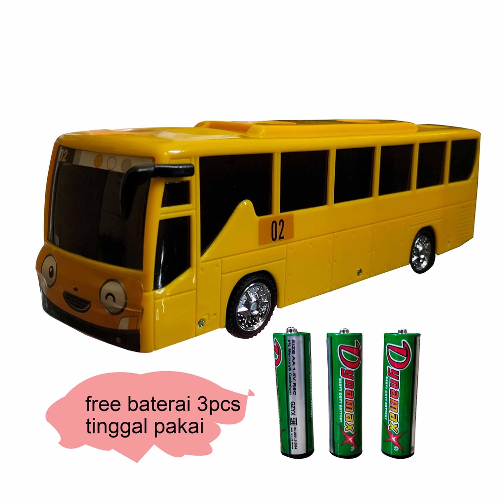 Mainan Bus Tayo nyala Lampu Led Mobil Anak laki laki