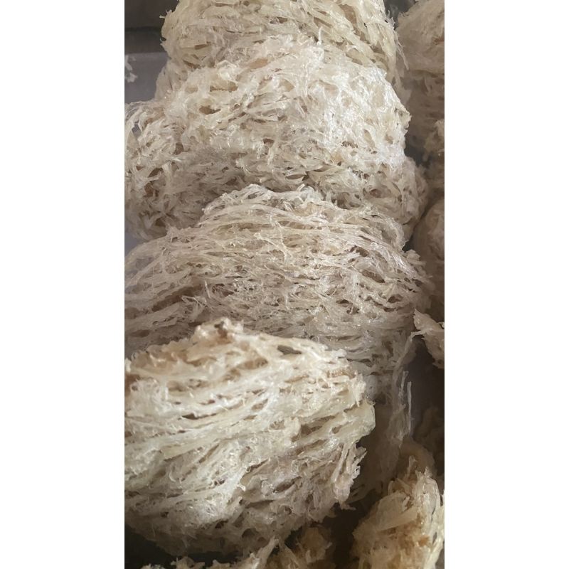

sarang burung walet sudut kerawang siap masak , harga tertera per 25g