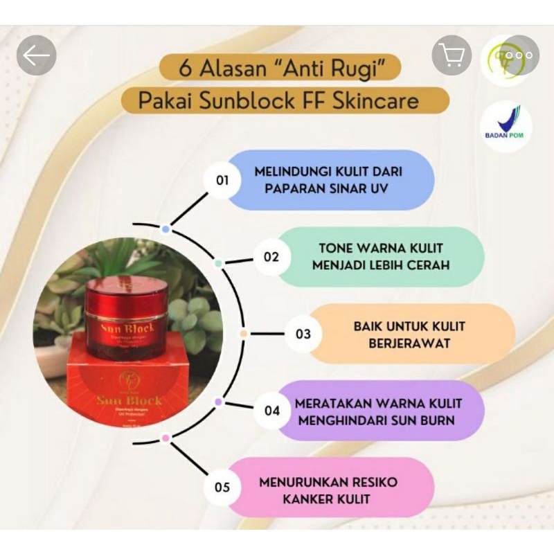 sunblock ff bpom   fenny frans