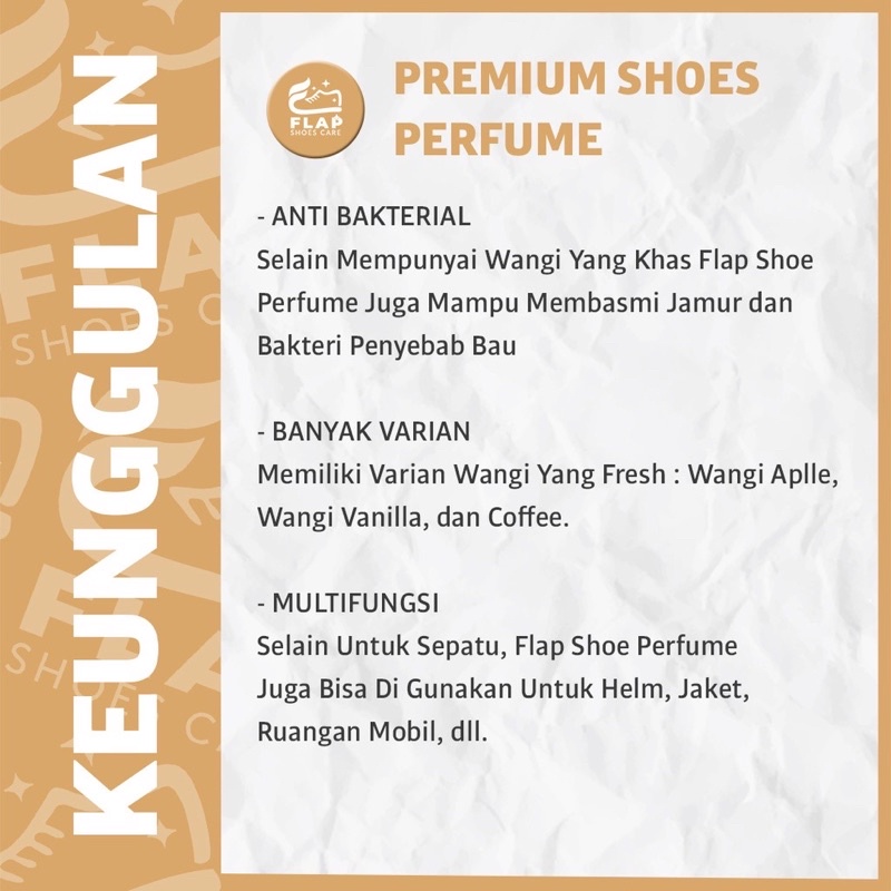 FLAP Shoes Parfum Sepatu Serbaguna Anti Bakteri 100ml