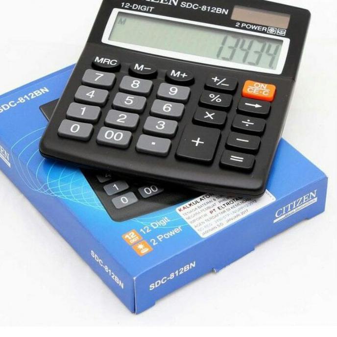 

Big Sale - TER!! Kalkulator Citizen SDC-812BN 12 Digit / 2 Power / Kalkulator CT 812BN ~