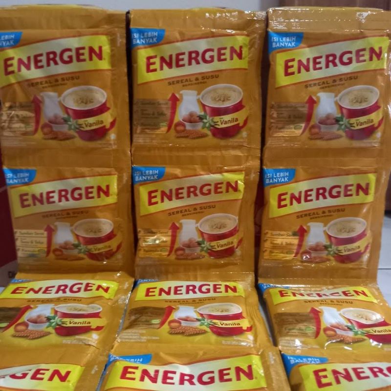 

Energen Sereal Rasa Vanilla 32gr 1 renceng isi 10 sachet