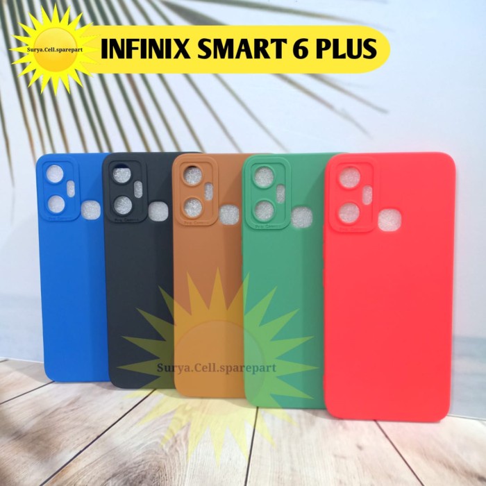 Case Slim Matte Pro Camera Infinix Smart 6 Plus - SC