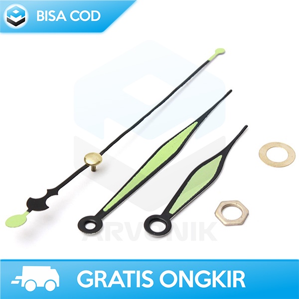 MESIN JAM DINDING DIY QUARTZ SILENT MOVEMENT DILENGKAPI JARUM JAM 1xAA