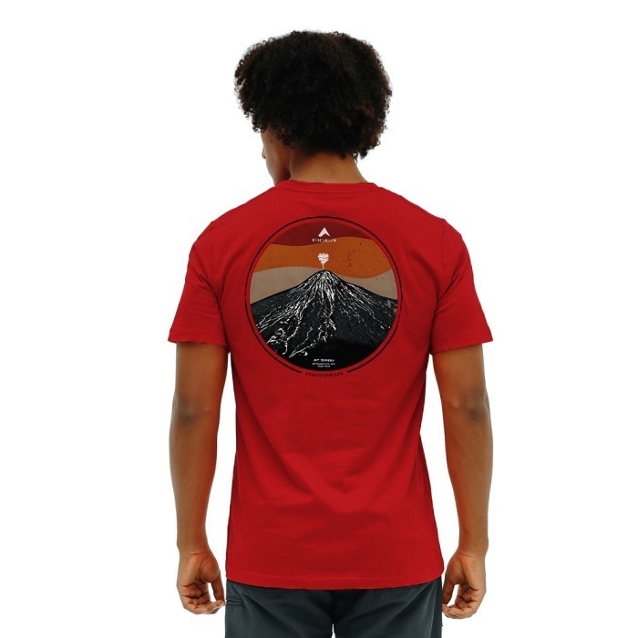 BismillahEIGER SEMERU SS TEES kaos baju - Red, L