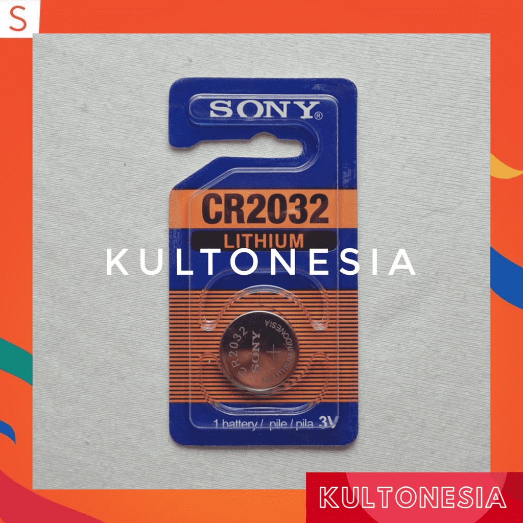 Baterai Sony ORIGINAL CR 2032 Bateray Sony CR2032 lithium 3V