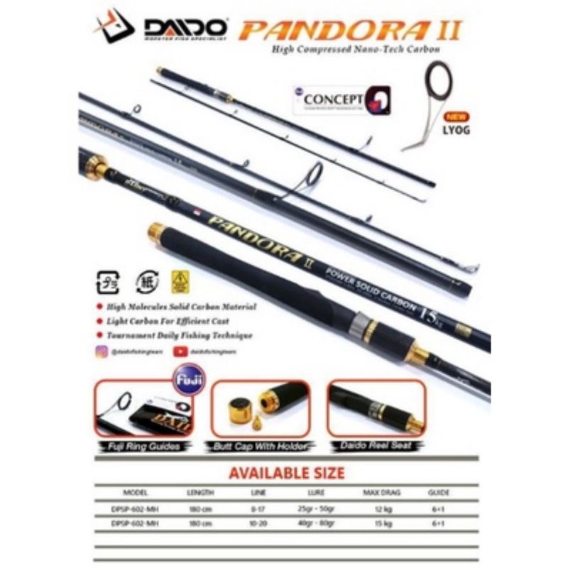 JORAN PANCING DAIDO PANDORA PANJANG 165 180 CM