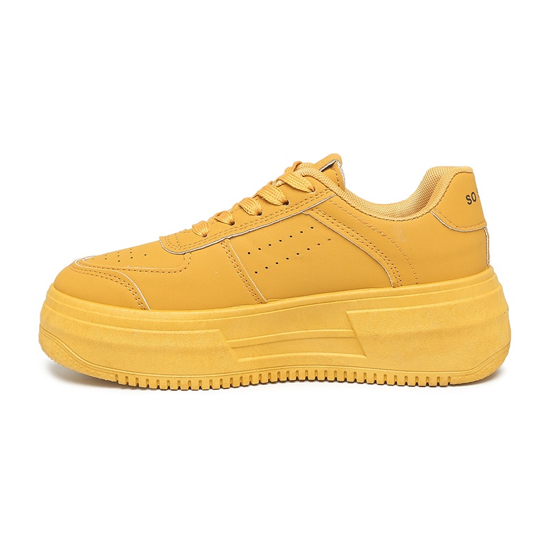 [GROSIR][COD] SEVEN_DAY SEPATU SNEAKERS PUTIH SEPATU WANITA FASHION FQ-558 KUNING