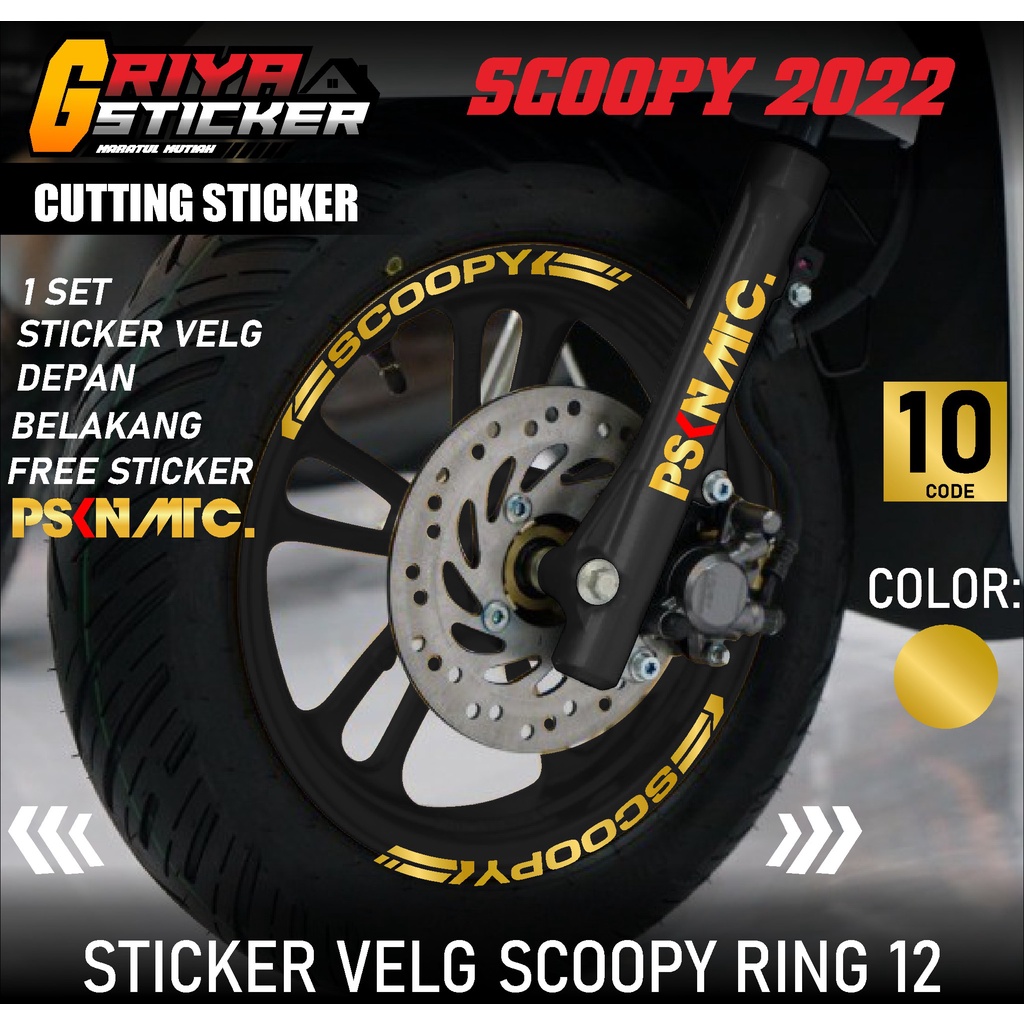 STICKER CUTTING VELG SCOOPY 2022 FREE PSKNMTC MG 10