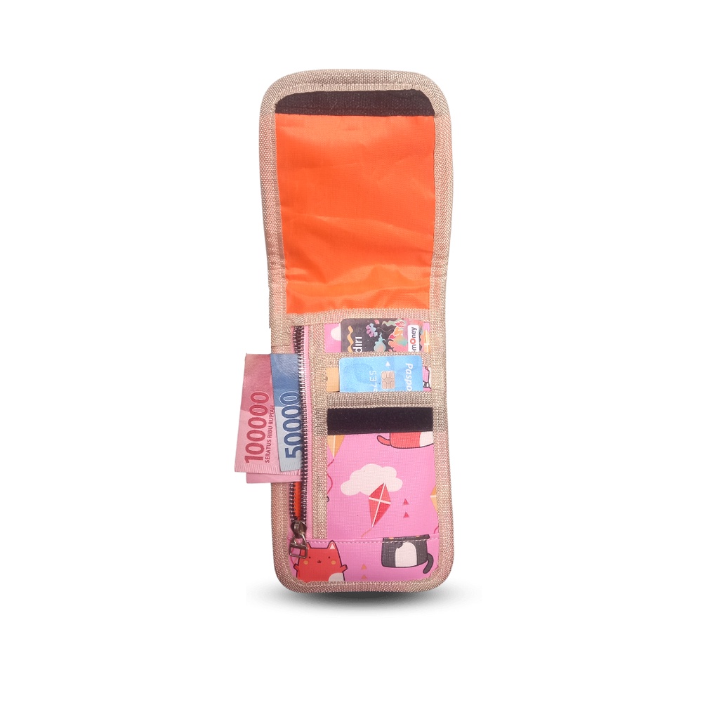 Dompet Sako Printing Wallet Hp Dompet kartu Karakter Tas Wanita Kekinian By Ellgood