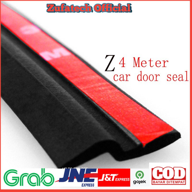 HARBLL Insulation Seal Pintu Mobil 4 Meter - Z4 - Black