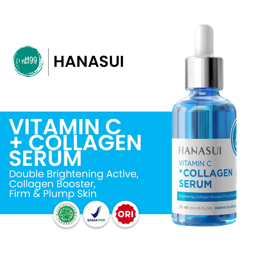 Jual Hanasui Vitamin C Collagen Serum Wajah 20 ml Shopee Indonesia