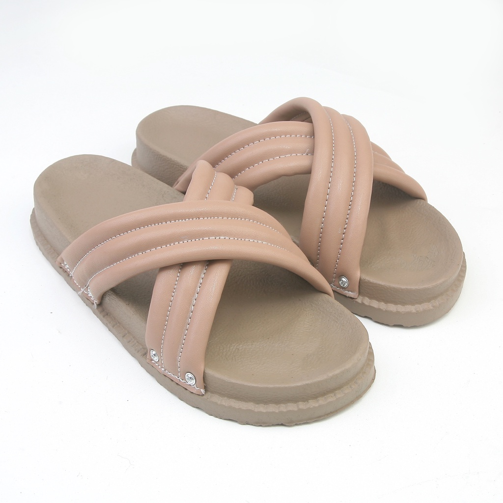 Lexy - Quensley Sandal Platform Wanita Busa Kekinian