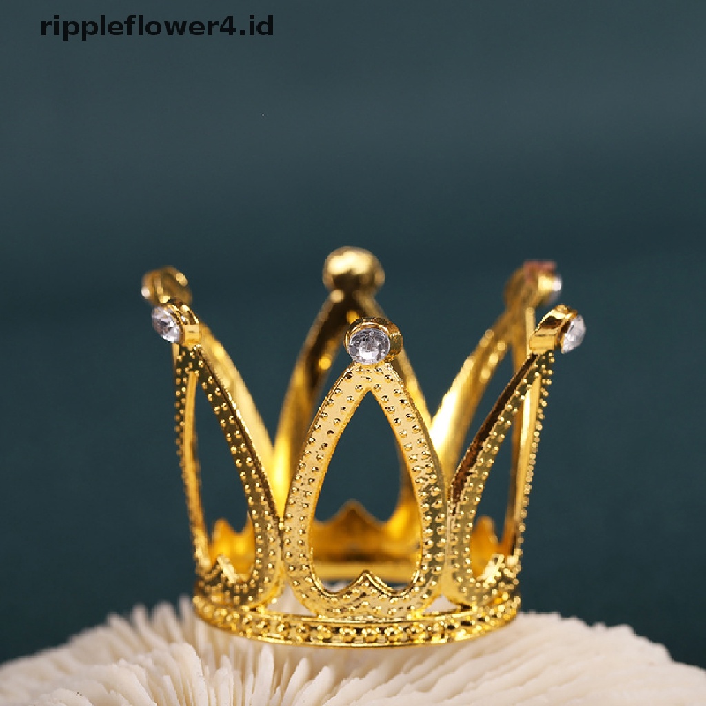 {rippleflower4.id} 1pc Tiara Mahkota Princess Mini Romantis Mutiara Garland Anak Hiasan Rambut Dekorasi Pernikahan Hair Jewelry~