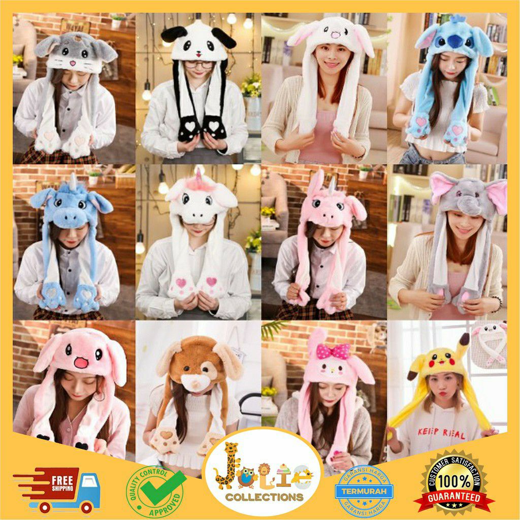 COD - SM88 - TOPI KELINCI TELINGA NAYEON TWICE ONG WANNA ONE BUNNY HAT