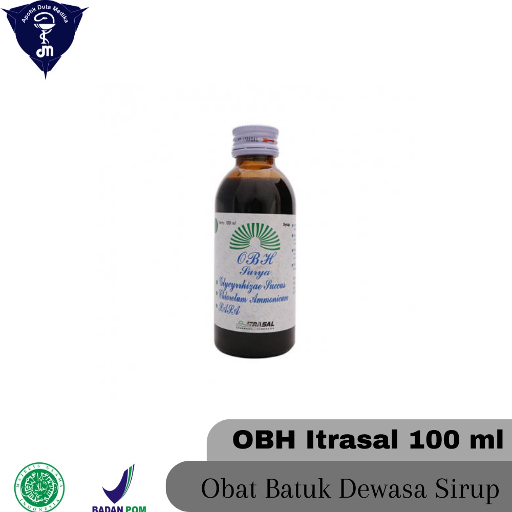 OBH ITRASAL SIRUP 100ML/BATUK BERDAHAK DEWASA/BATUK ALERGI DEWASA
