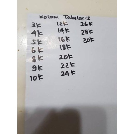 

Big Sale Buku tabelaris / kolom banyak 10 - 30 kolom Model Keren