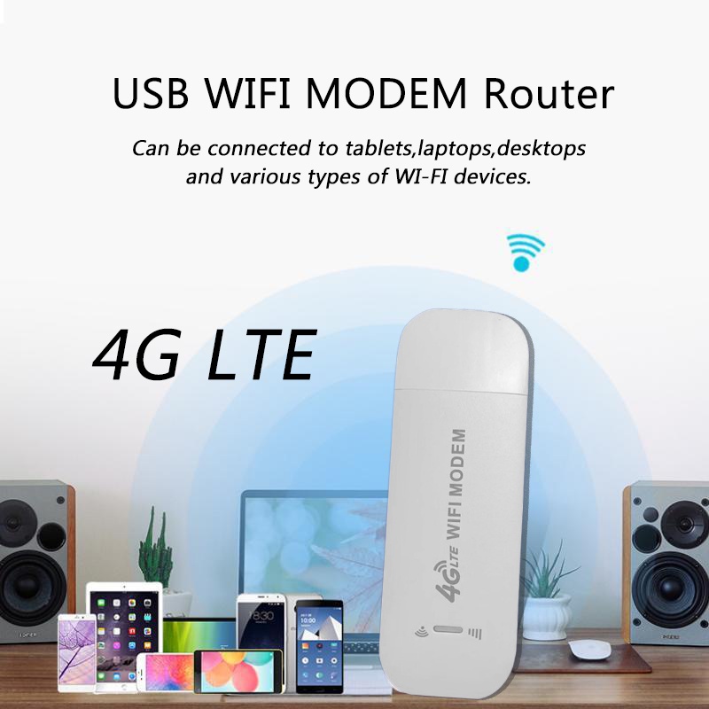 Modem WIFI 4g Portable Unlock Hingga 150 Mbps Modem Mifi 4G LTE WIFI Modem Travel USB Mobile WIFI 2.4 GHz MIFI HOTSPOT High Speed