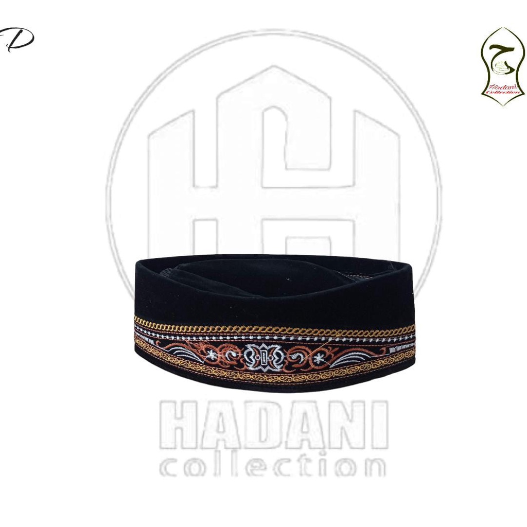 peci motif/songkok hitam motif