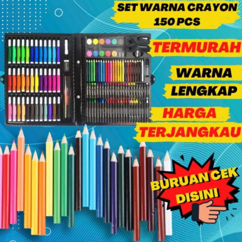 

PENSIL WARNA CRAYON ISI 150PCS SET ANAK SPIDOL WARNA ALAT GAMBAR LENGKAP MEWARNAI PASTEL LUKIS NC88 TERLARISS...,,,,,
