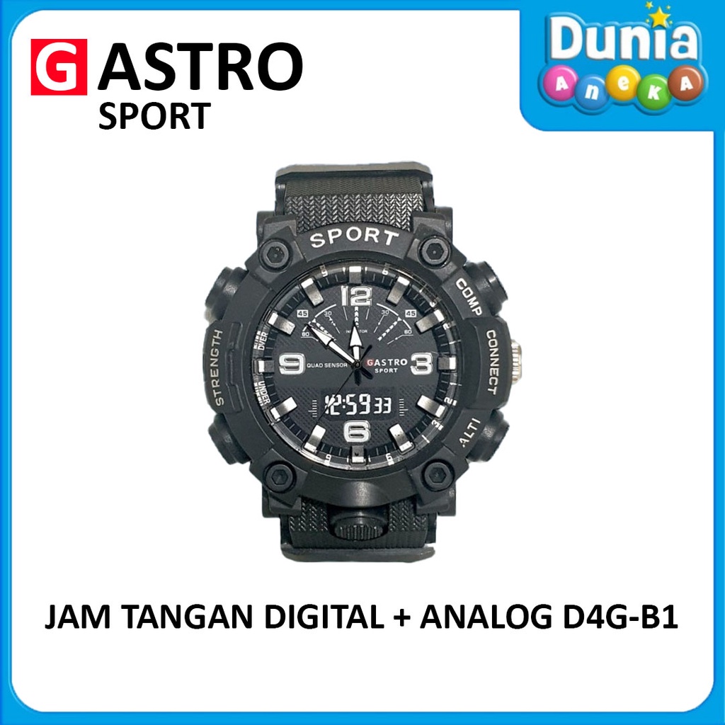 JAM TANGAN PRIA GASTRO SPORT ANALOG TERBARU KARET RUBBER MEWAH