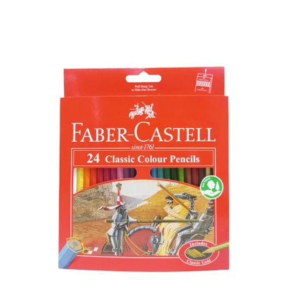 

PENSIL WARNA FABER CASTEL 24 WARNA