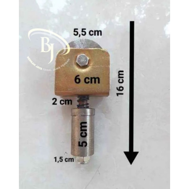 Jual RODA PAGAR SLIDING 6 CM | Shopee Indonesia