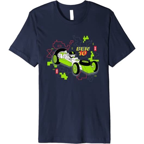 Baju Kaos Dewasa Ben 10 Ben 10 Racing Premium T-Shirt Pakaian Fashion Katun Pria Wanita Distro Lenga