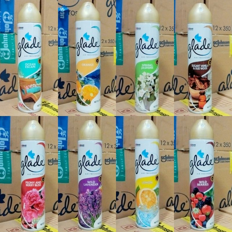 PENGHARUM PENYEGAR RUANGAN GLADE AIR FRESHENER AEROSOL PARFUM SEMPROT
