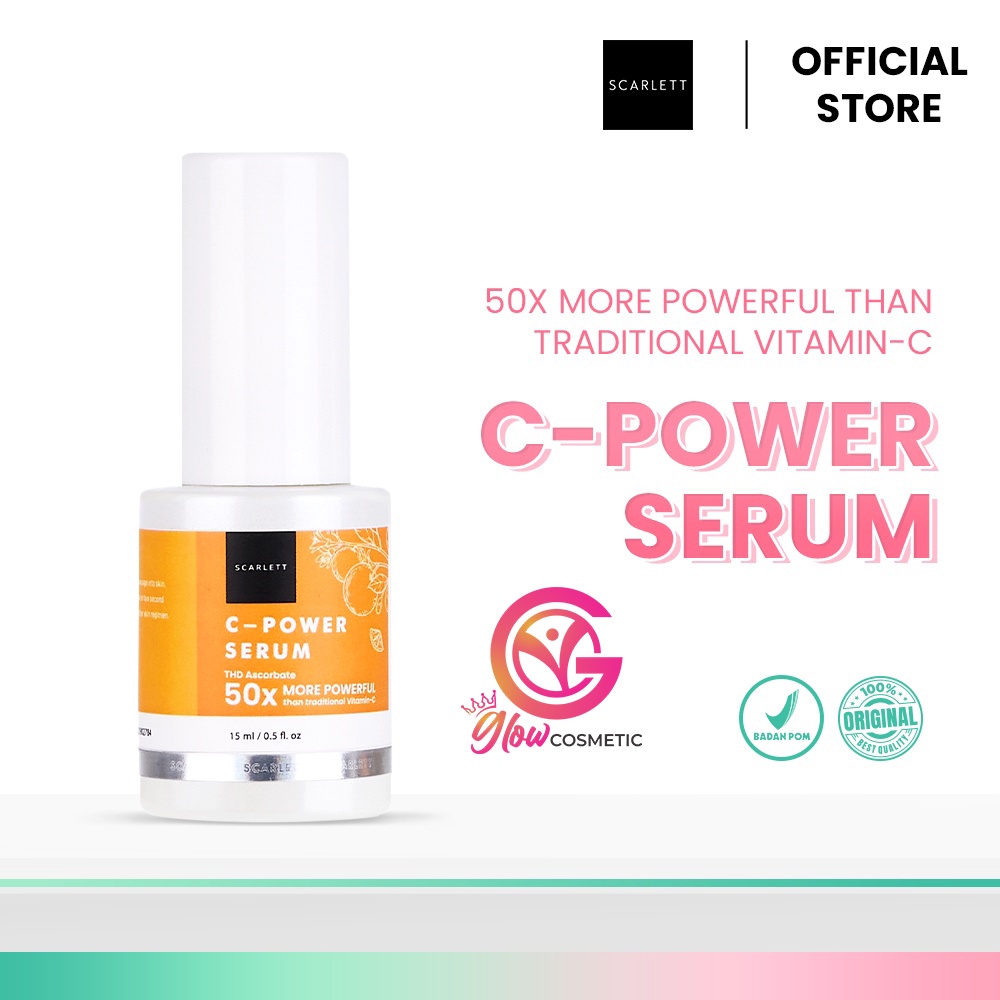 SCARLETT C-POWER SERUM THD ASCORBATE 50X MORE POWERFUL 15ML