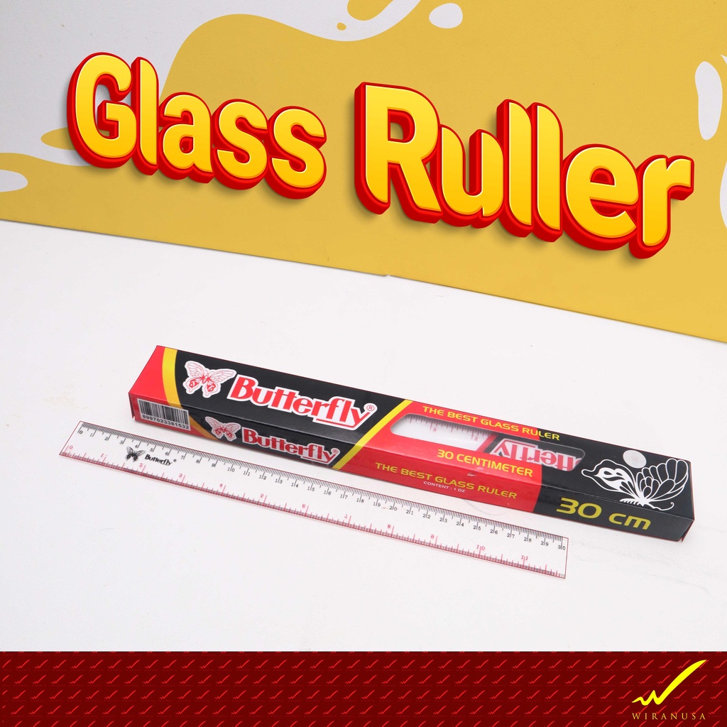 

Penggaris Butterfly 20cm & 30cm