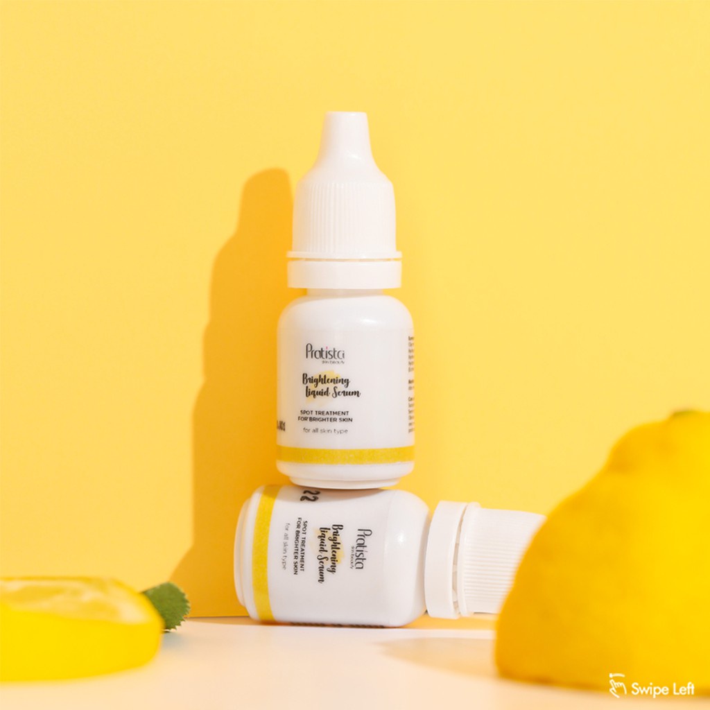 Serum Pencerah Wajah Brightening Liquid Serum 30ml Pratista Skincare Serum Niacinamide Atasi Flek Hitam Dark Spot