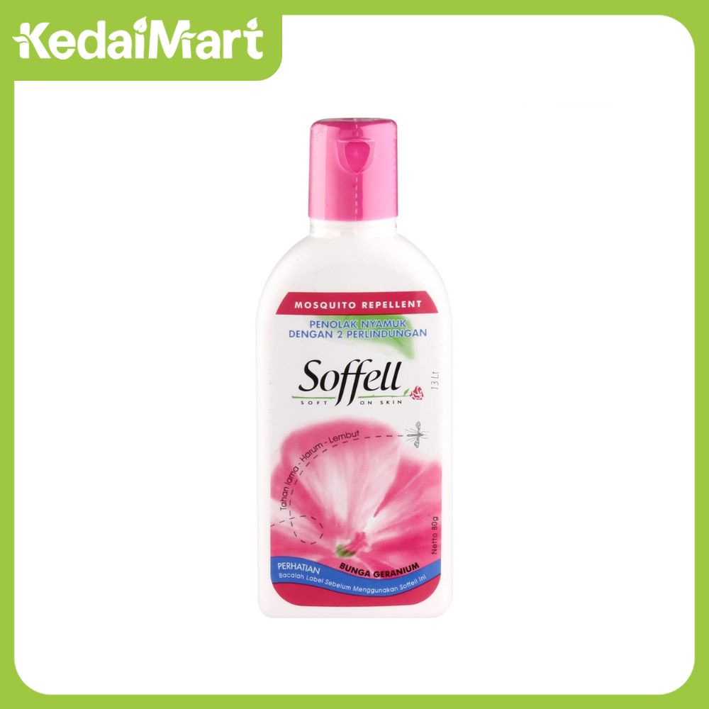 Soffel Bunga Geranium Botol 80 Gram