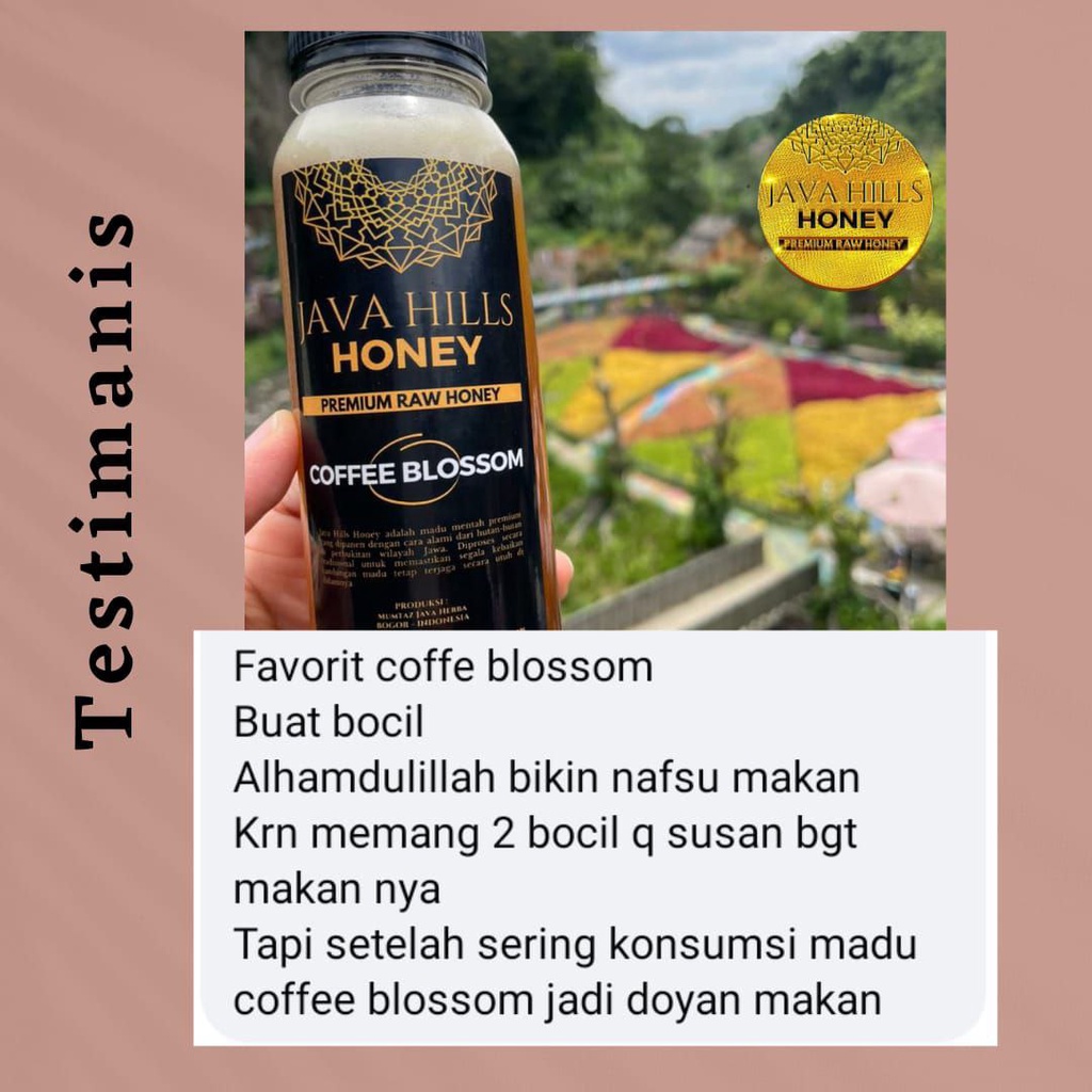 

Classica2106 Madu Multiflora Madu Coffee Blossom Madu Murni Asli Java Hills Honey 330 Gram