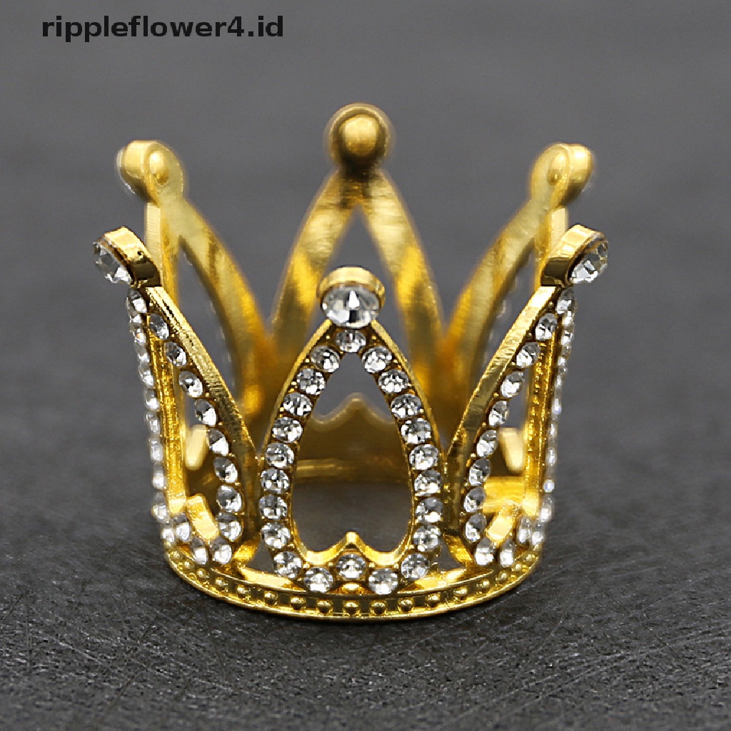 {rippleflower4.id} 1pc Tiara Mahkota Princess Mini Romantis Mutiara Garland Anak Hiasan Rambut Dekorasi Pernikahan Hair Jewelry~