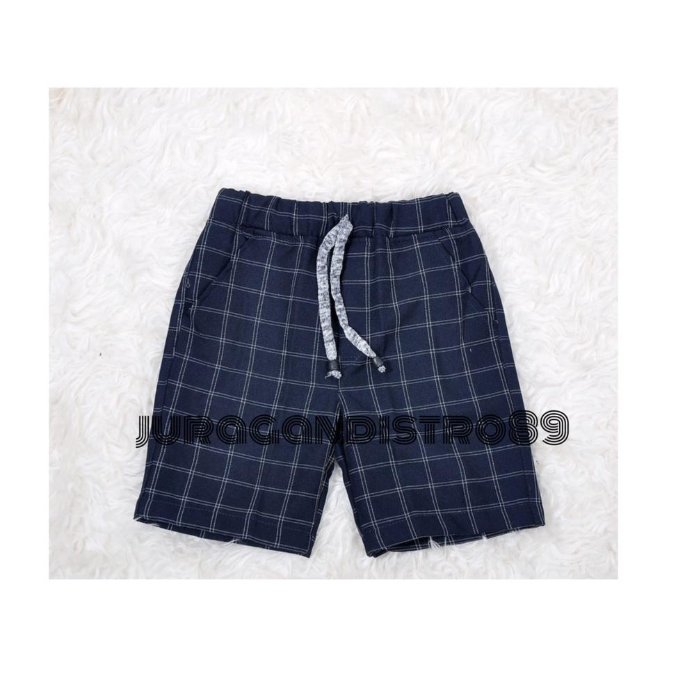 Celana Pendek Tartan Anak tanggung Junior Murah Kualitas Premium {BIH.21De22ν}