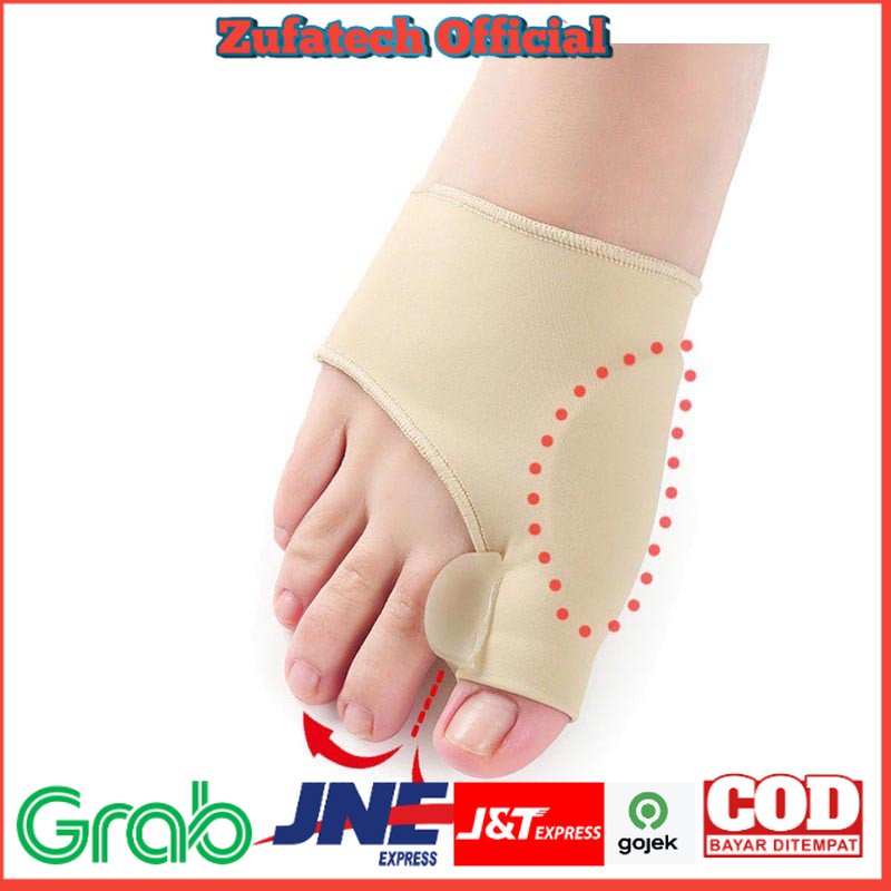 Welnove Sleeve Korektor Tulang Jempol Bunion Hallux Valgus Orthotics - CSQ1408