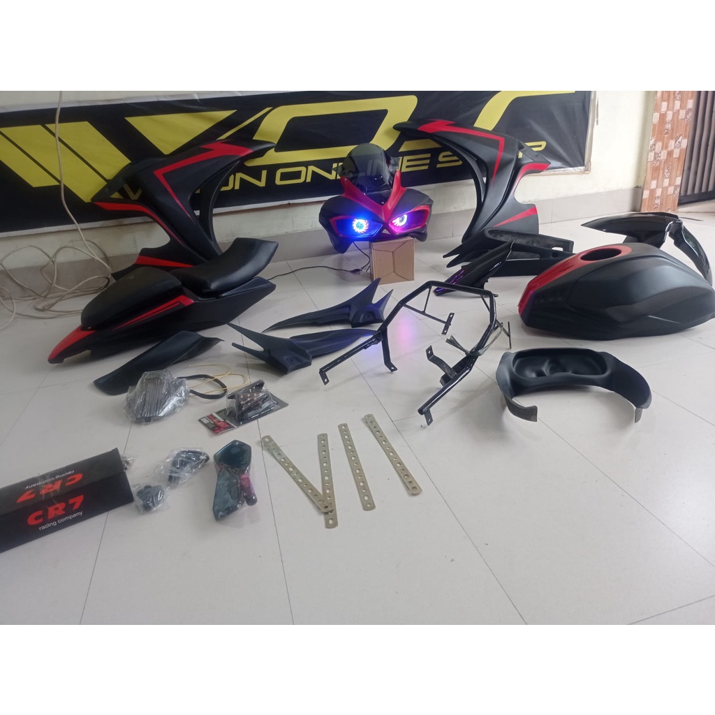 FULL FAIRING MODEL R25 ELEGAN MIRIP BANGET R 25 ASLI UNTUK VIXION R VIXION 2017 SAMPAI 2022 PNP