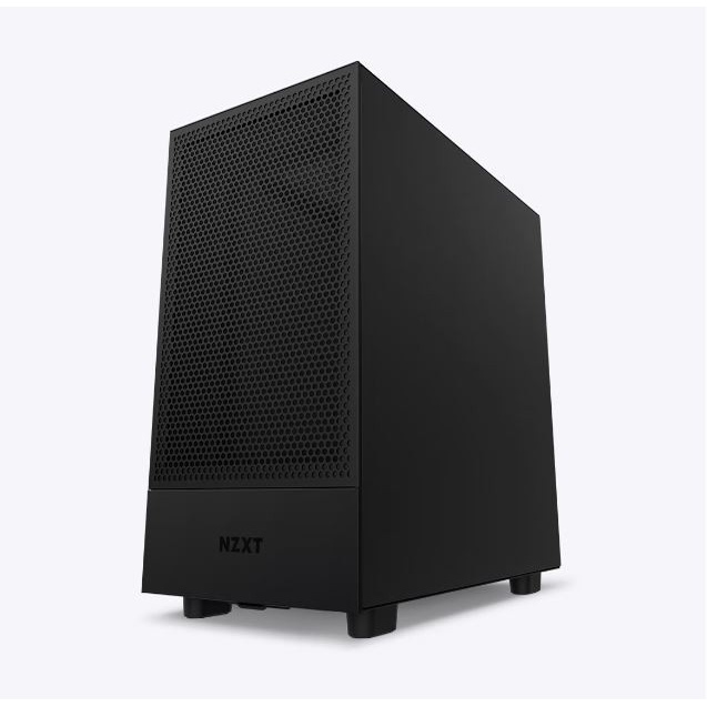 [+Palet Kayu] Casing NZXT H5 FLOW Compact Mid Tower Airlfow PC Case - Matte Black atau Matte White | mini-ITX MATX ATX EATX