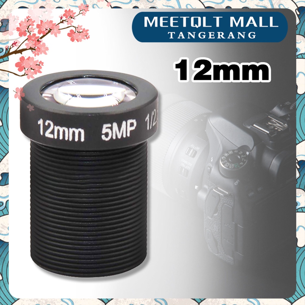 Single Board Camera Lens 12Mm 5Mp HD Network CCTV Lens Camera Accessories