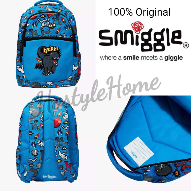 SMIGGLE (Limited) - Tas Gemblok Ransel Punggung Backpack Back Pack SMIGGLE ORI ORIGINAL ASLI SMIGGLE