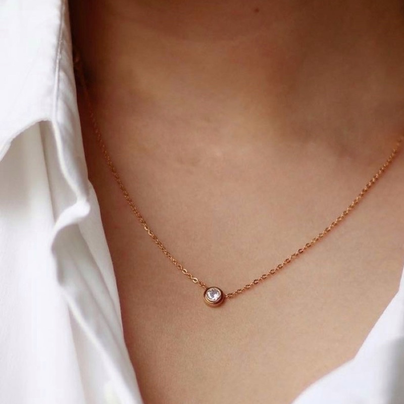 Ark.co - Louisa necklace kalung minimalis kristal