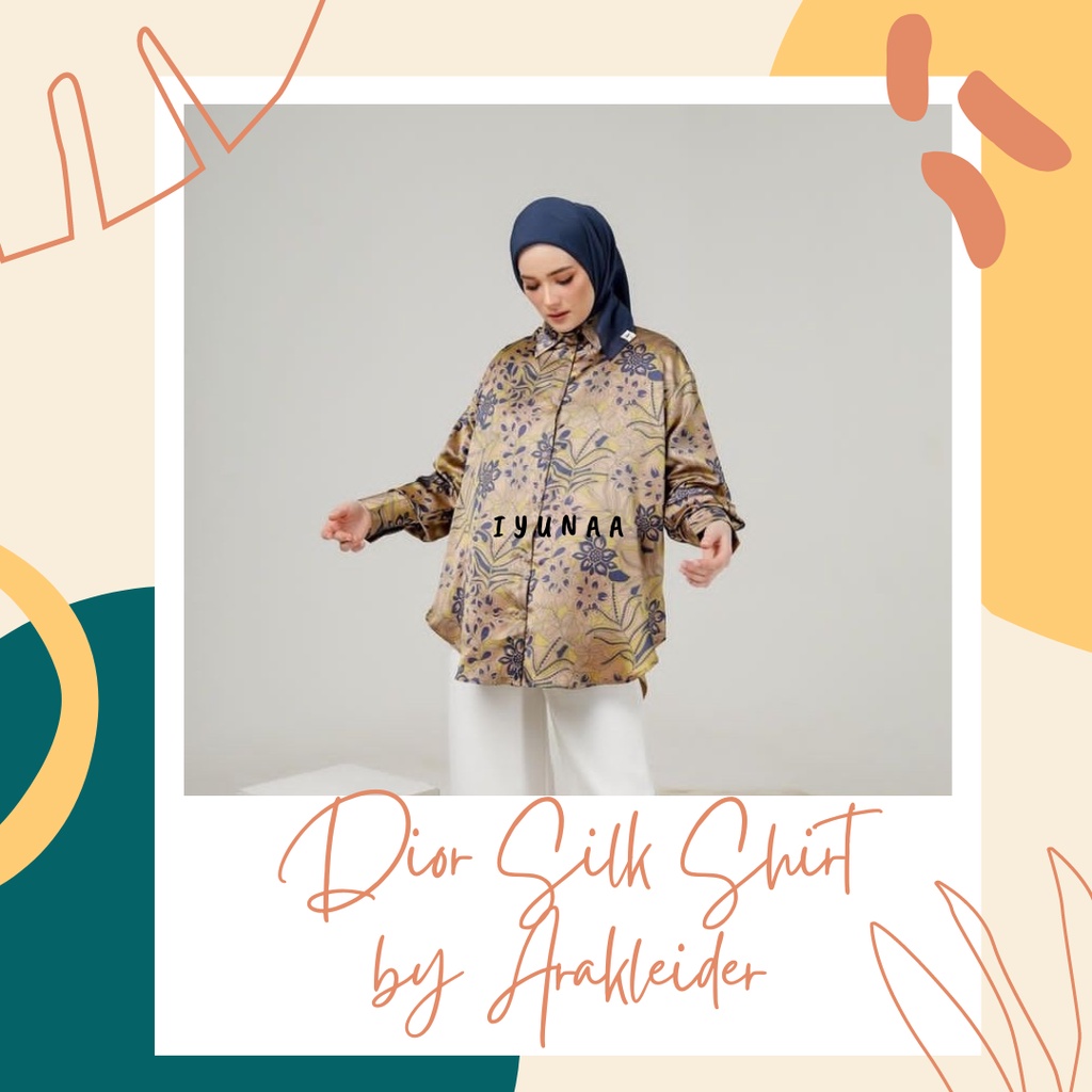 (⚠️PESANAN⚠️) Dior Silk Shirt by Arakleider