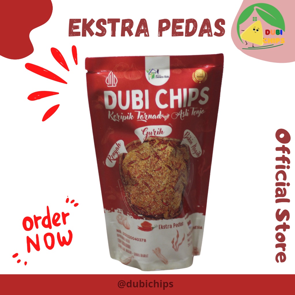 

DUBI CHIPS - Keripik Tornado Ekstra Pedas