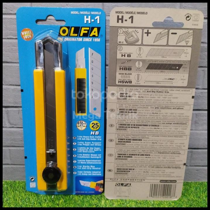 

Cutter 25Mm Snap-Off Blade Cutter H-1 Olfa