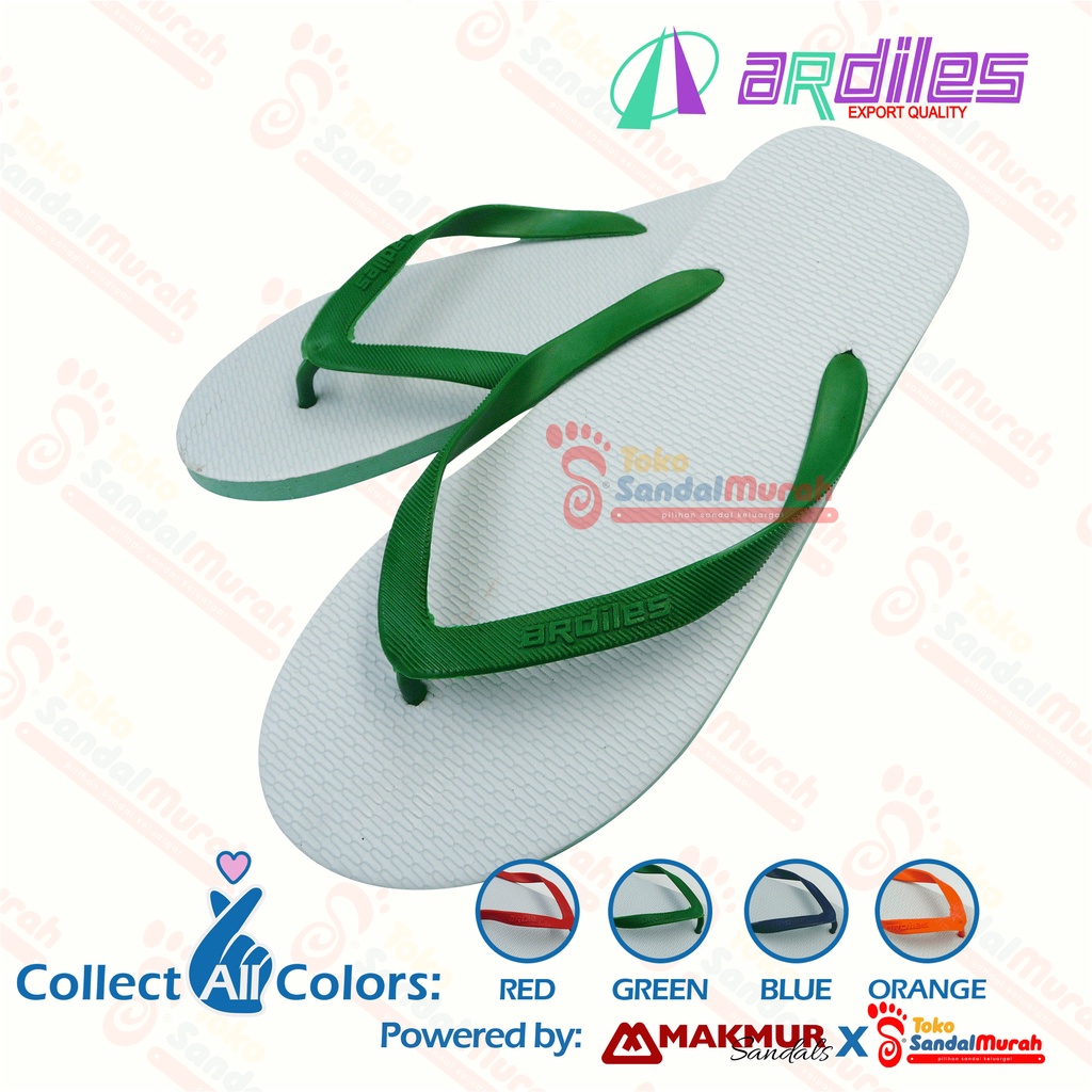 Toko Sendal Murah - Sandal Jepit Ardiles Model Klasik / Sandal Jepit Ardiles Uk 6 - 12 / Sandal Jepit Tali Warna - Warni / Sandal Jepit Nyaman Murah [Toko Sendal Murah M 05 Ardiles Lapis]