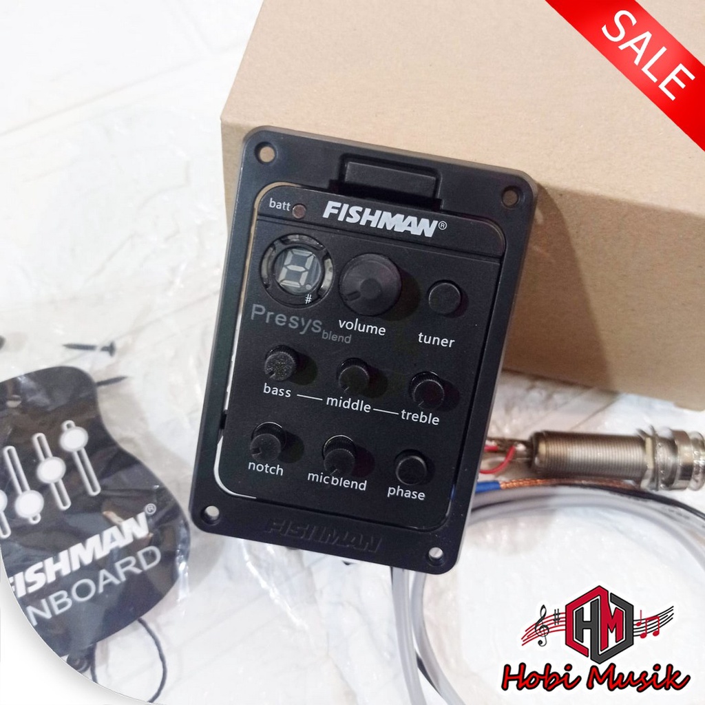 Jual Preamp Gitar Akustik Fishman Preys Blend Original Shopee Indonesia