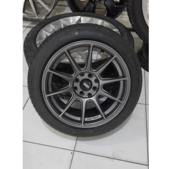 pelek celong ring 15 hsr shinjuku paket ban accelera velg sigra brio calya avanza